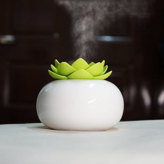 Lotus Style Humidifier Aromatherapy Air Diffuser