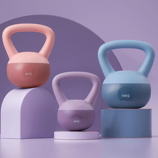 Women's Home Fitness Training Kettlebell