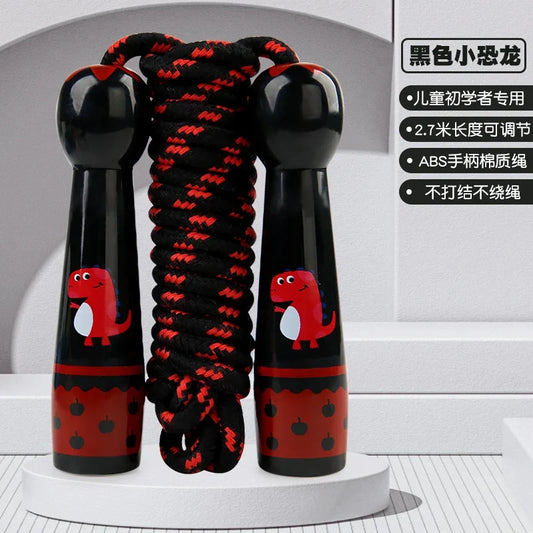 Kids Adjustable Cotton Jump Rope – Cartoon Skipping Rope