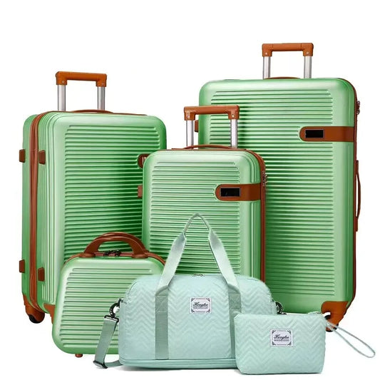 6-Piece Luggage Set with TSA Lock
