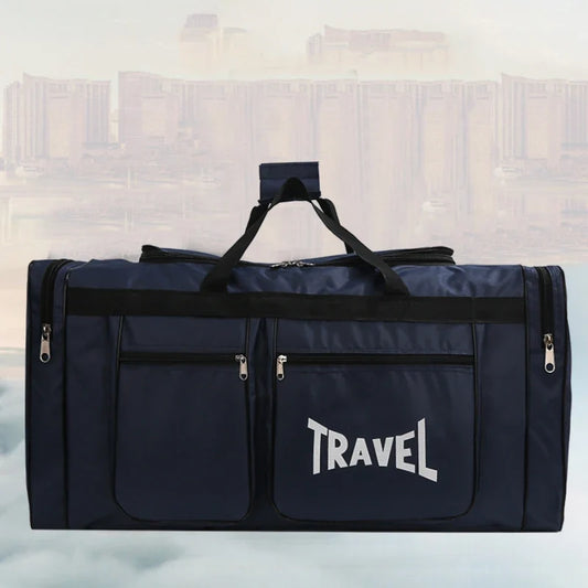 Large Capacity Travel Duffel Bag with Multiple Pockets