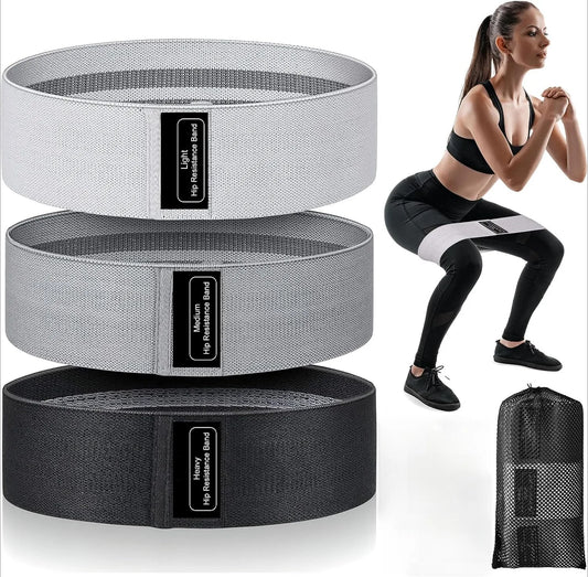 Fabric Resistance Bands – Booty Loop Bands for Legs & Glutes