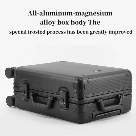 Aluminum Carry-On Luggage – TSA Approved Trolley Suitcase