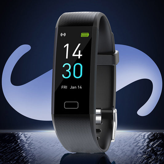 Smart Blood Pressure Monitor Fitness Watch Heart Rate Step Temperature Tracker