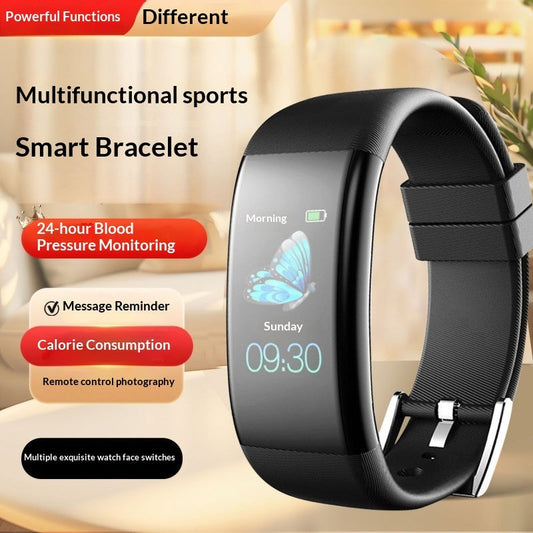 Smart Bluetooth Fitness Pedometer Alarm Clock Watch