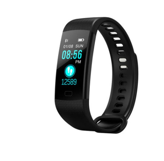 Smart Color Screen Fitness Band Heart Rate Activity Tracker Bracelet