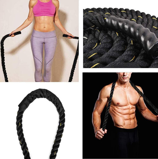 Heavy Duty Triple Strand Skipping Rope Fitness Training