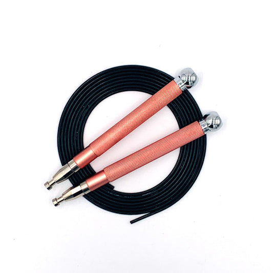 Aluminum Handle Steel Wire Skipping Rope Self-Locking Double Bearing Fitness Rope