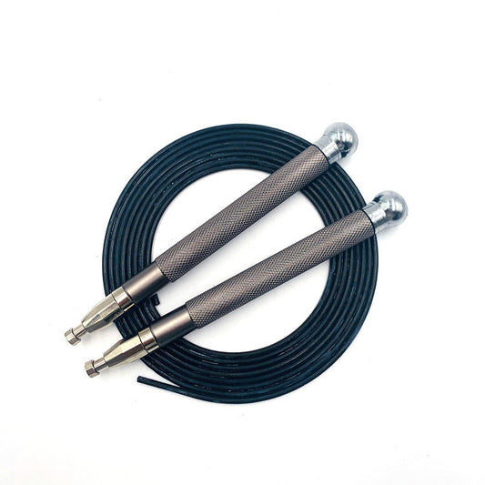 Aluminum Handle Steel Wire Skipping Rope Self-Locking Double Bearing Fitness Rope