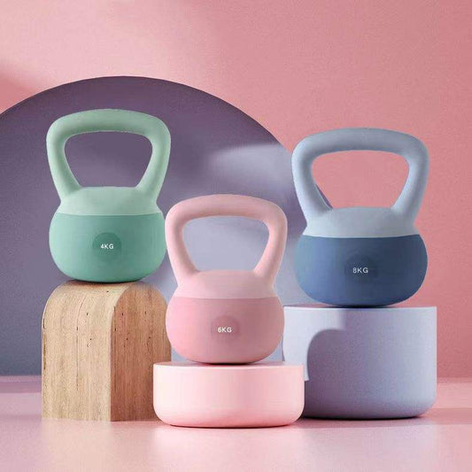 Women's Home Fitness Training Kettlebell