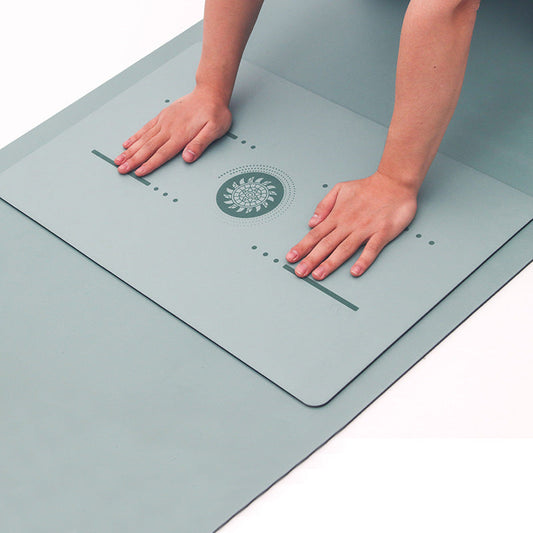 PU Natural Rubber Yoga Mat Flat Support Auxiliary Mat