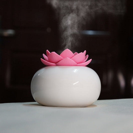 Lotus Style Humidifier Aromatherapy Air Diffuser