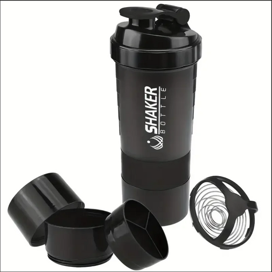 2-Tier Protein Shaker Bottle with Powder Container