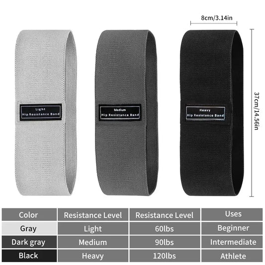 Fabric Resistance Bands – Booty Loop Bands for Legs & Glutes