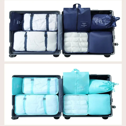 Travel Packing Cubes Set – Lightweight Compression Luggage Organizer